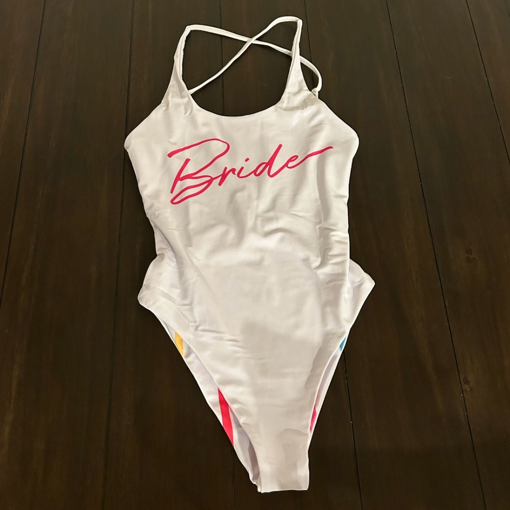 Reversible Bride One-Piece Swimsuit - Small (NEW)